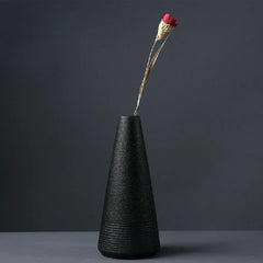 Vase Petit Conique Noir