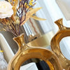 Vase doré