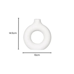 Vase Blanc Rond