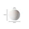Vase boule blanc