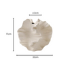 Vase en céramique beige