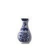 Vase céramique bleu