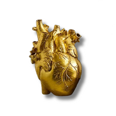 Vase Coeur Doré