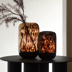 Vase Design Léopard