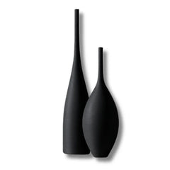 Vase Haut Noir