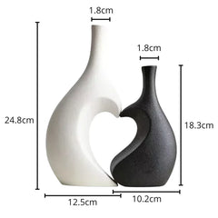 Vase Moderne Noir