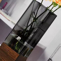 Vase Acrylique Bois