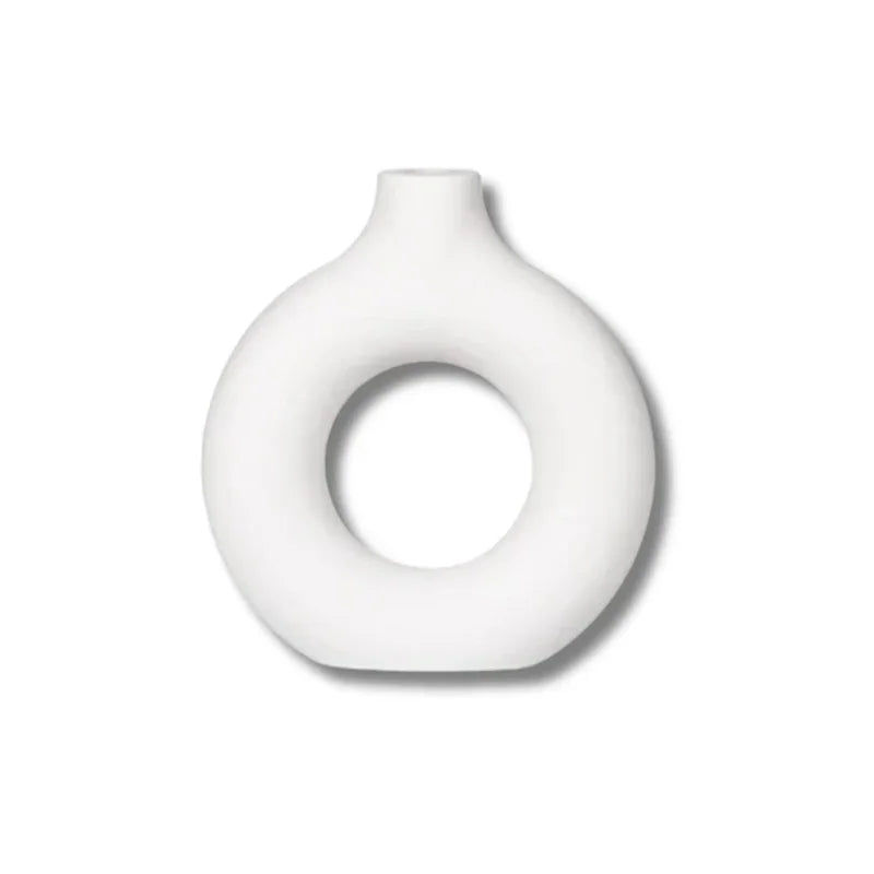 Vase Blanc Rond