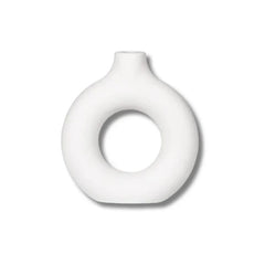 Vase Blanc Rond