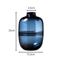 Vase Bleu Verre