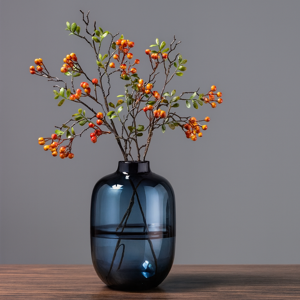 Vase Bleu Verre