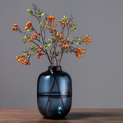 Vase Bleu Verre
