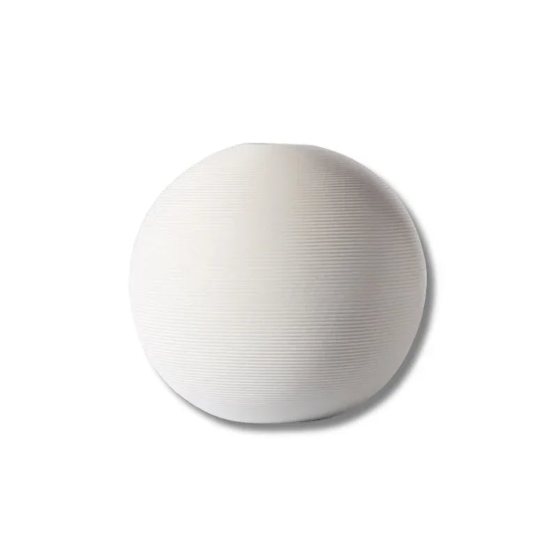 Vase Boule Blanc