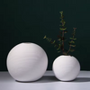 Vase boule blanc