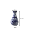 Vase céramique bleu
