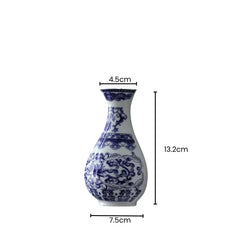 Vase Mural Céramique Bleu