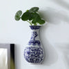 Vase céramique bleu
