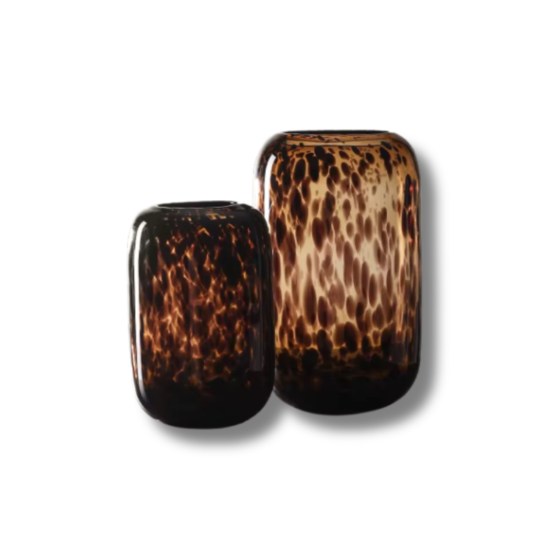 Vase Design Léopard