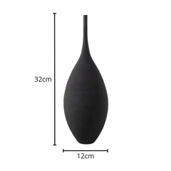 Vase Haut Noir